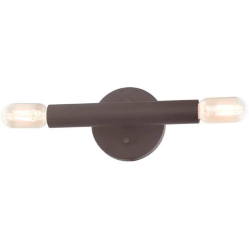 51132-07 2 Light Bronze ADA Sconce-Lighting LumensWall Sconces