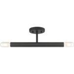 51139-04 2 Light Black Semi-Flush-Lighting LumensSemi Flush