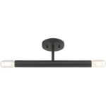 51139-04 2 Light Black Semi-Flush-Lighting LumensSemi Flush