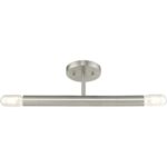 51139-91 2 Light Brushed Nickel Semi-Flush-Lighting LumensSemi Flush