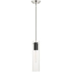 51160-91 1 Light Brushed Nickel Pendant-Lighting LumensPendant Lights