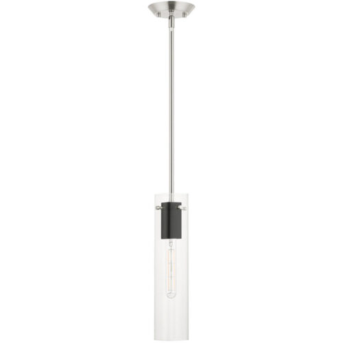 51160-91 1 Light Brushed Nickel Pendant-Lighting LumensPendant Lights