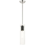 51160-91 1 Light Brushed Nickel Pendant-Lighting LumensPendant Lights