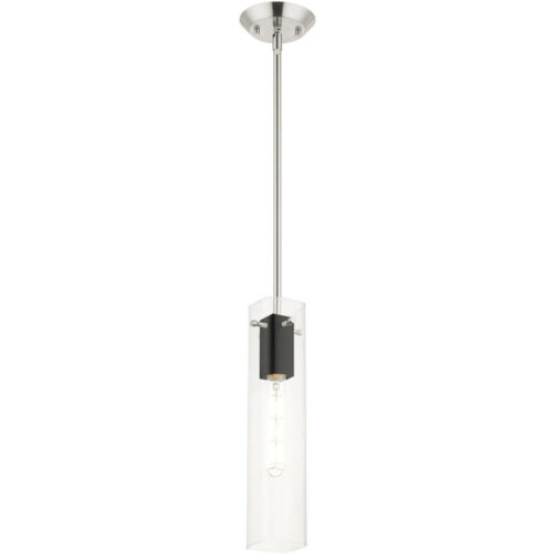 51160-91 1 Light Brushed Nickel Pendant-Lighting LumensPendant Lights