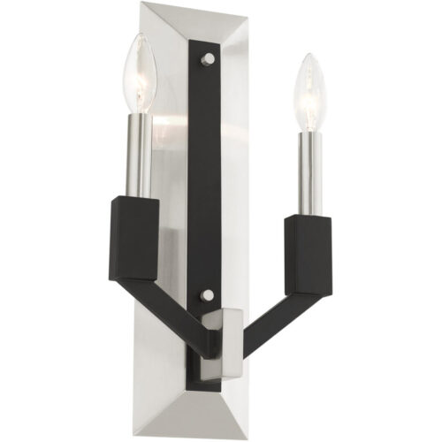 51162-91 2 Light Brushed Nickel ADA Double Sconce-Lighting LumensWall Sconces