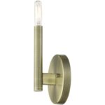 51171-01 1 Light Antique Brass ADA Sconce-Lighting LumensWall Sconces