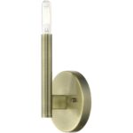 51171-01 1 Light Antique Brass ADA Sconce-Lighting LumensWall Sconces