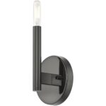 51171-46 1 Light Black Chrome ADA Sconce-Lighting LumensWall Sconces