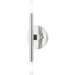 51172-05 2 Light Polished Chrome ADA Sconce-Lighting LumensWall Sconces