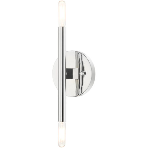 51172-05 2 Light Polished Chrome ADA Sconce-Lighting LumensWall Sconces