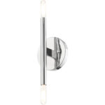 51172-05 2 Light Polished Chrome ADA Sconce-Lighting LumensWall Sconces