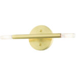 51172-12 2 Light Satin Brass ADA Sconce-Lighting LumensWall Sconces