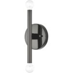 51172-46 2 Light Black Chrome ADA Sconce-Lighting LumensWall Sconces