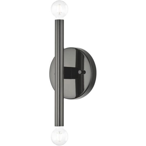 51172-46 2 Light Black Chrome ADA Sconce-Lighting LumensWall Sconces