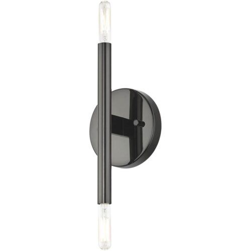 51172-46 2 Light Black Chrome ADA Sconce-Lighting LumensWall Sconces