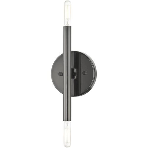 51172-46 2 Light Black Chrome ADA Sconce-Lighting LumensWall Sconces