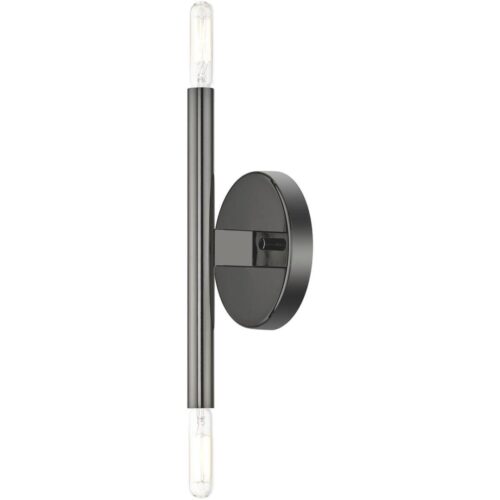 51172-46 2 Light Black Chrome ADA Sconce-Lighting LumensWall Sconces