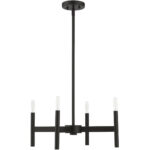 51174-04 Black 4-Light Chandelier-Lighting LumensChandeliers