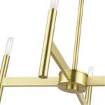 51174-12 4-Light Satin Brass Chandelier-Lighting LumensChandeliers