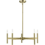 51175-01 5-Light Antique Brass Chandelier-Lighting LumensChandeliers