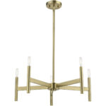 51175-01 5-Light Antique Brass Chandelier-Lighting LumensChandeliers