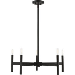 51175-04 5-Light Black Chandelier-Lighting LumensChandeliers