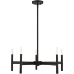 51175-04 5-Light Black Chandelier-Lighting LumensChandeliers