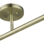 51179-01 2 Light Antique Brass Semi-Flush-Lighting LumensSemi Flush