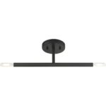 51179-04 2 Light Black Semi-Flush-Lighting LumensSemi Flush