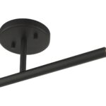 51179-04 2 Light Black Semi-Flush-Lighting LumensSemi Flush