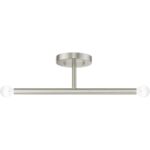 51179-91 2 Light Brushed Nickel Semi-Flush-Lighting LumensSemi Flush