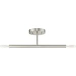 51179-91 2 Light Brushed Nickel Semi-Flush-Lighting LumensSemi Flush