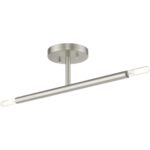 51179-91 2 Light Brushed Nickel Semi-Flush-Lighting LumensSemi Flush