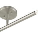 51179-91 2 Light Brushed Nickel Semi-Flush-Lighting LumensSemi Flush