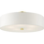 52142-12 5 Light Satin Brass Semi Flush-Lighting LumensSemi Flush