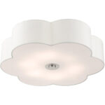 52159-91 6 Light Brushed Nickel Semi Flush-Lighting LumensSemi Flush