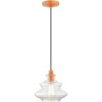 52831-77 1 Light Shiny Orange Pendant-Lighting LumensPendant Lights