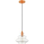 52831-77 1 Light Shiny Orange Pendant-Lighting LumensPendant Lights