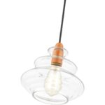 52831-77 1 Light Shiny Orange Pendant-Lighting LumensPendant Lights