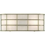 55110-01 2 Light Antique Brass ADA Sconce-Lighting LumensWall Sconces