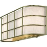 55110-01 2 Light Antique Brass ADA Sconce-Lighting LumensWall Sconces