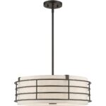 55114-92 4 Light English Bronze Pendant Chandelier-Lighting LumensChandeliers