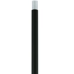 55999-04 Black 12 Inch Length Rod Extension Stem-Lighting LumensExtension Rod