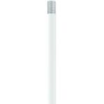 56050-13 Textured White 12 Inch Length Rod Extension Rod-Lighting LumensExtension Rod