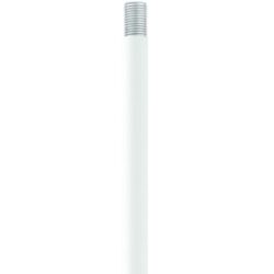 56050-13 Textured White 12 Inch Length Rod Extension Rod-Lighting LumensExtension Rod