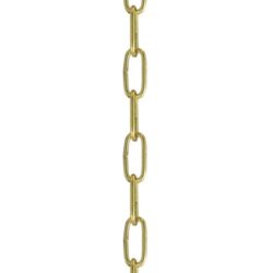 5607-02 Polished Brass 3' Standard Decorative Chain-Lighting LumensDecorative Chains