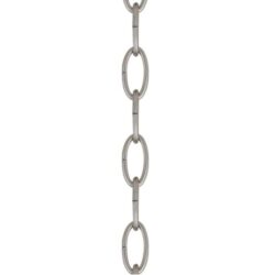 5607-91 Brushed Nickel 3' Standard Decorative Chain-Lighting LumensDecorative Chains