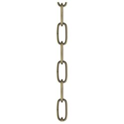 56136-01 Antique Brass 6' Standard Decorative Chain-Lighting LumensDecorative Chains