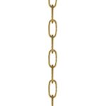 56136-12 Satin Brass 6' Standard Decorative Chain-Lighting LumensDecorative Chains