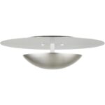 56570-91 2 Light Brushed Nickel Large Semi-Flush/ Wall Sconce-Lighting LumensSemi Flush